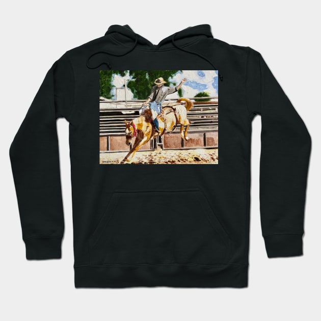 Rodeo Cowboy Hoodie by gjspring